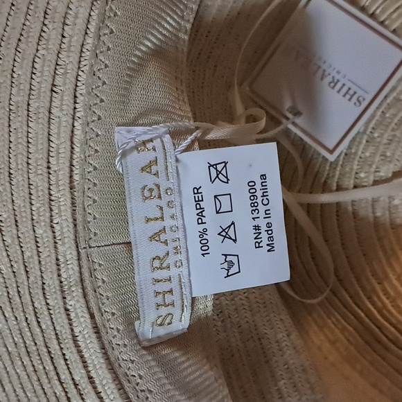 Shiraleah Wide Floppy Brim Straw Woven Sun Hat Packable - Picture 7 of 8